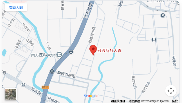 公司位置静态地图